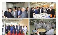 بازدید معاون اقتصادی استاندار تهران از واحدهای صنعتی الکتروژن و آریا فودان در احمد آباد مستوفی اسلامشهر 