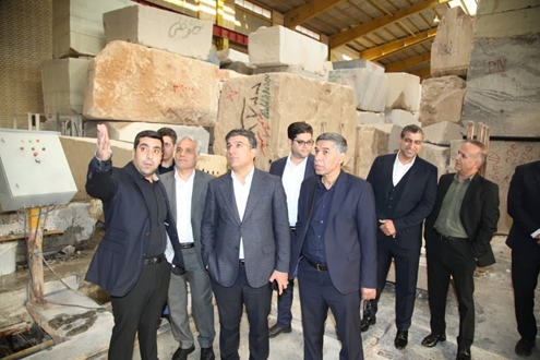 بازدید معاون اقتصادی استانداری تهران از واحدهای صنعتی شمس‌آباد با محوریت رفع موانع تولید